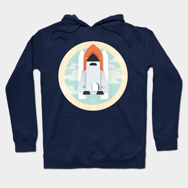 Blast Off! Hoodie by FITmedia